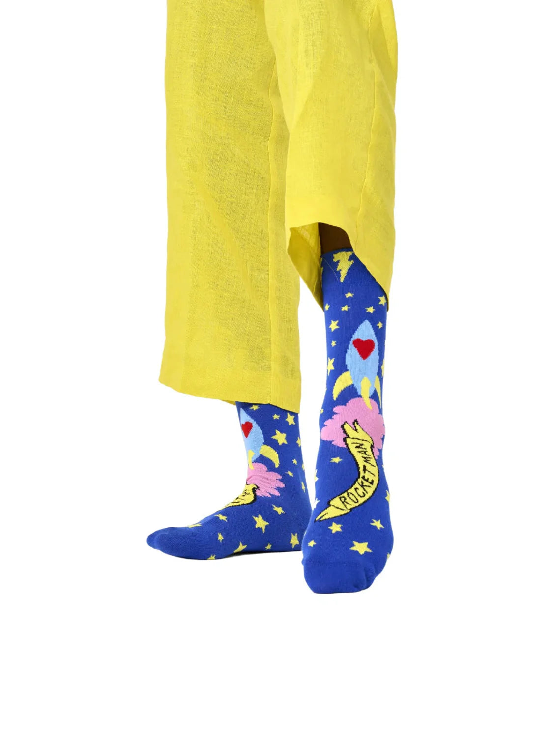 Calcetines Happy Socks Rocket Man Azul | Bicos de Fío