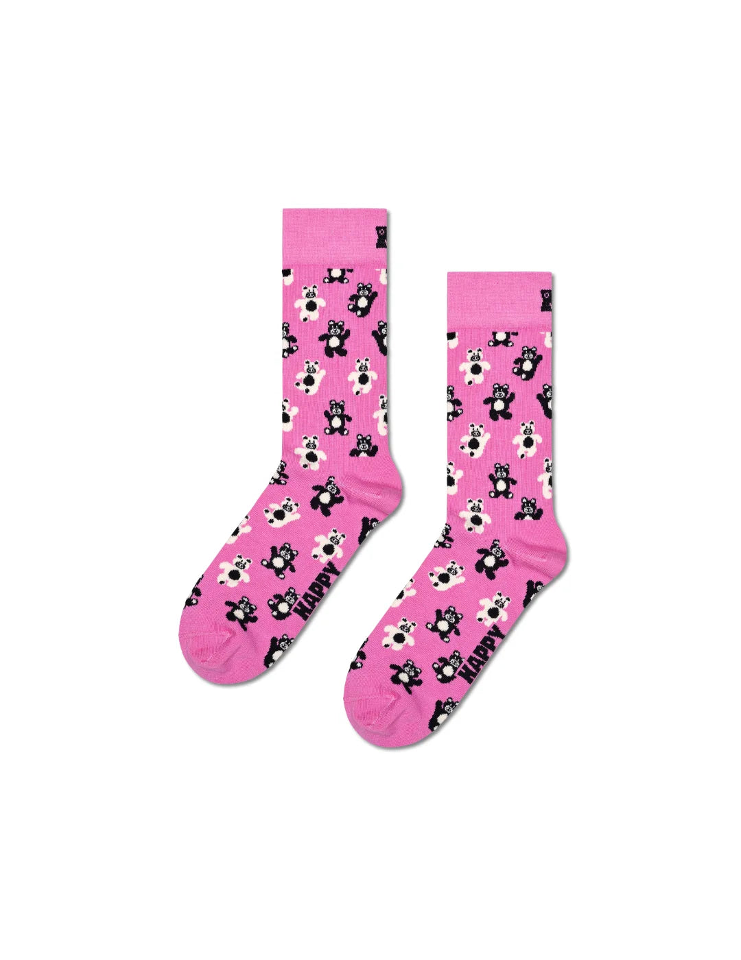 Calcetines Happy Socks Teddy Bear Rosa | Bicos de Fío