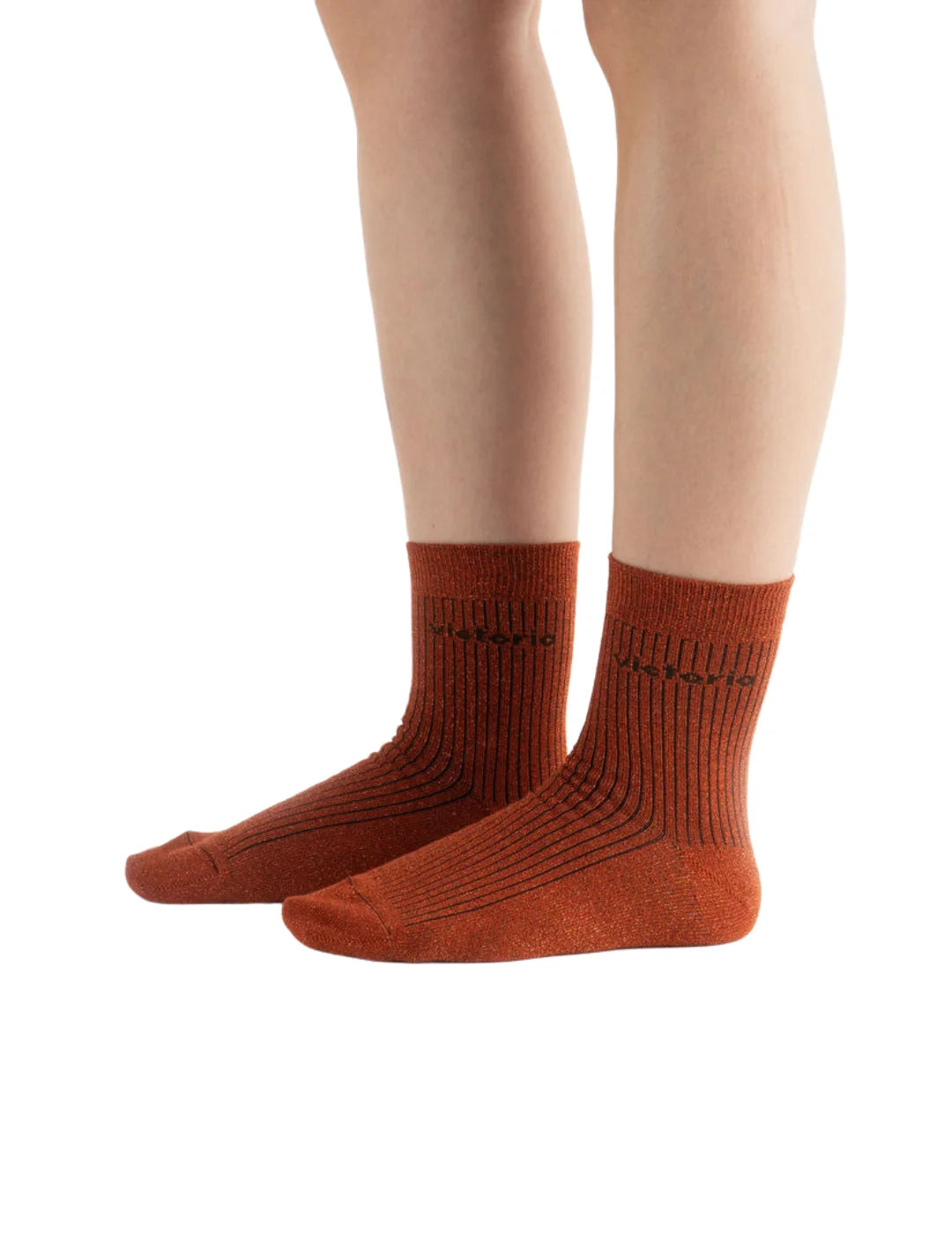 Calcetines Lisos Victoria Lurex Terra | Bicos de Fío