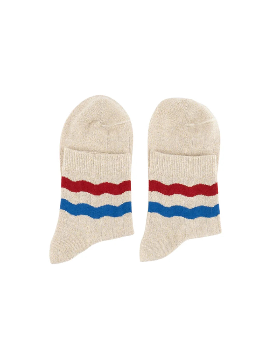 Calcetines Lurex Victoria Ondas Platino | Bicos de Fío