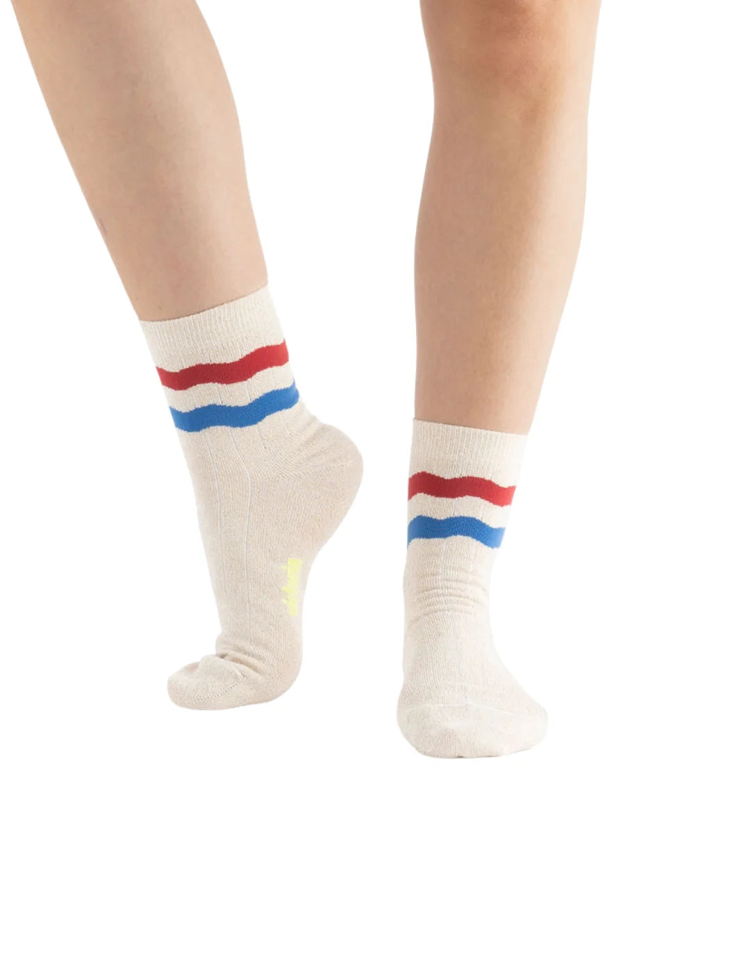 Calcetines Lurex Victoria Ondas Platino | Bicos de Fío