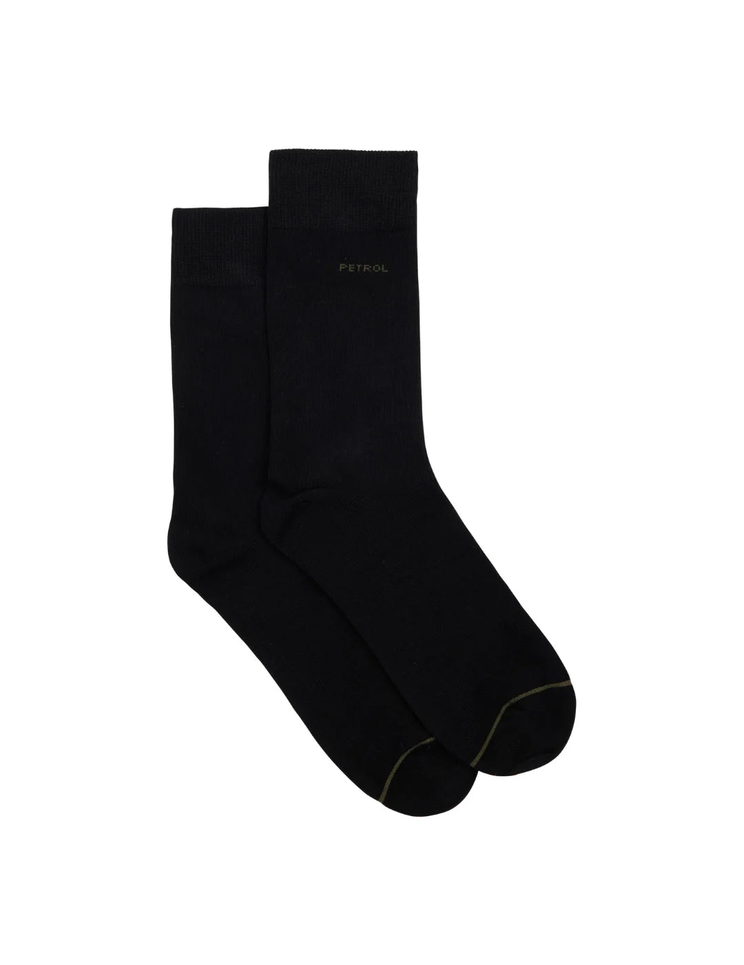 Calcetines Lisos Petrol Industries Logo Negro | Bicos de Fío
