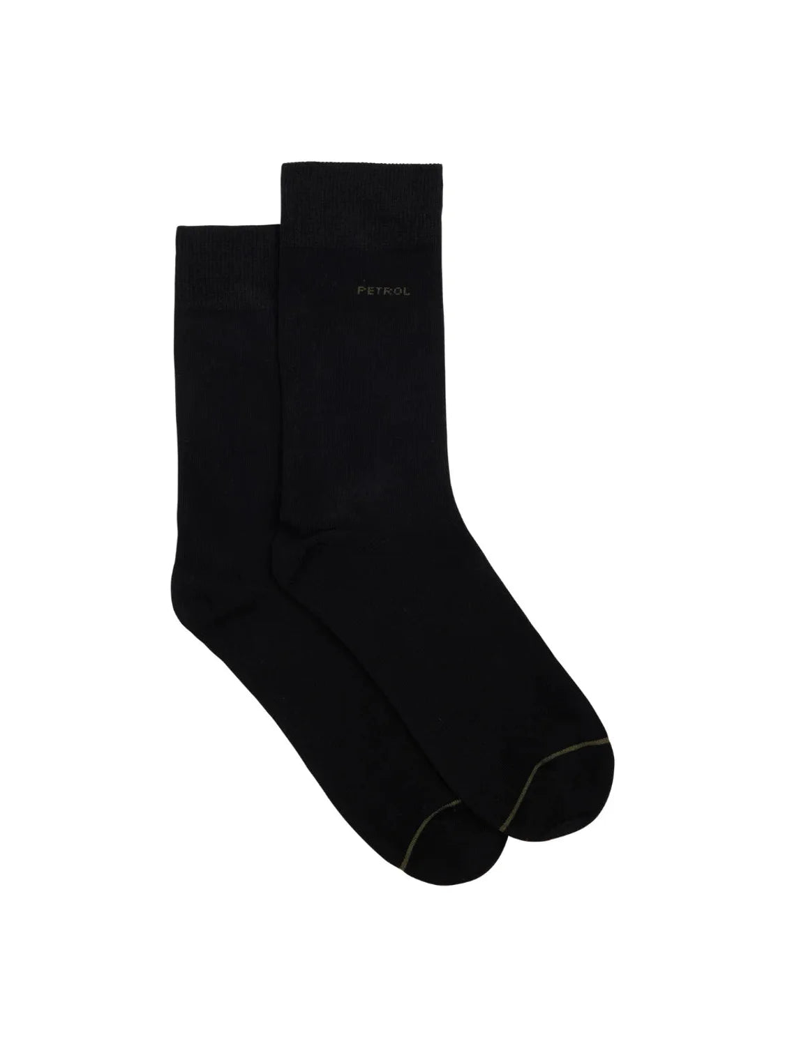 Calcetines Lisos Petrol Industries Logo Negro | Bicos de Fío