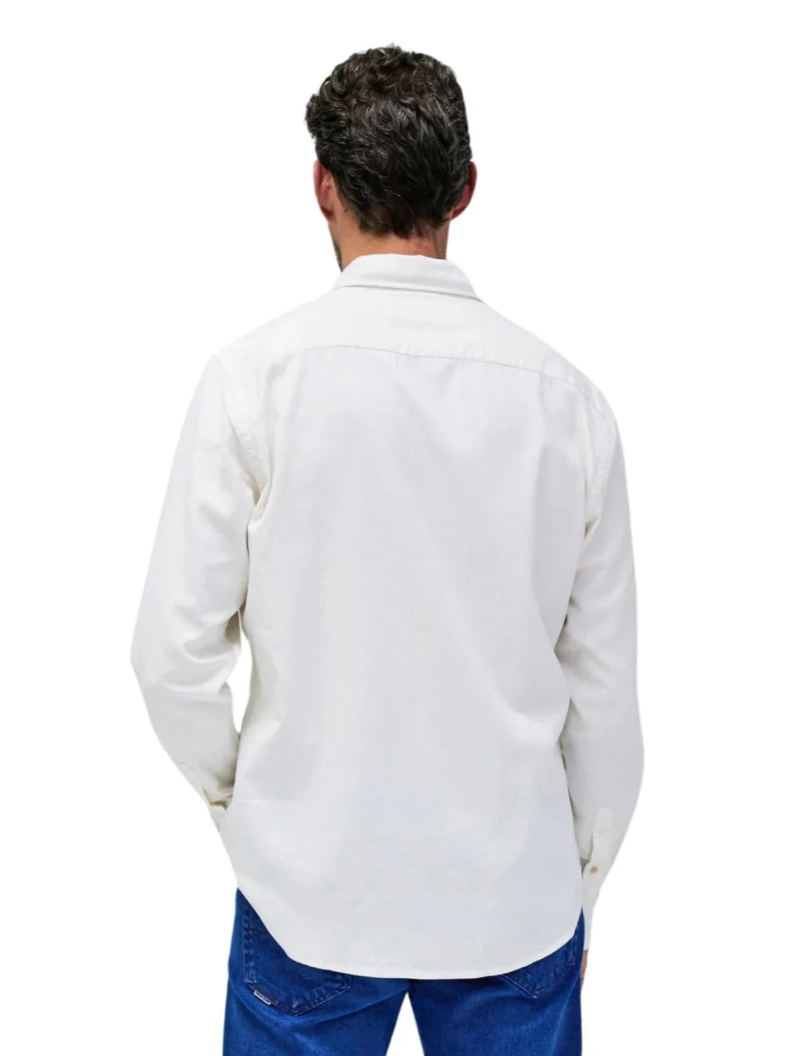 Camisa Regular Fit Salsa Jeans Crudo | Bicos de Fío