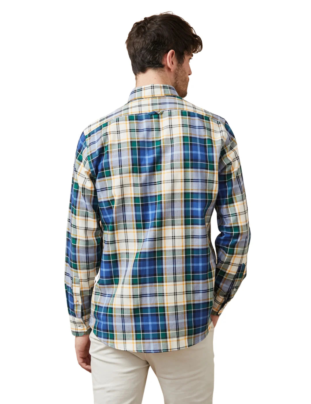 Camisa De Cuadros Altonadock Azul | Bicos de Fío