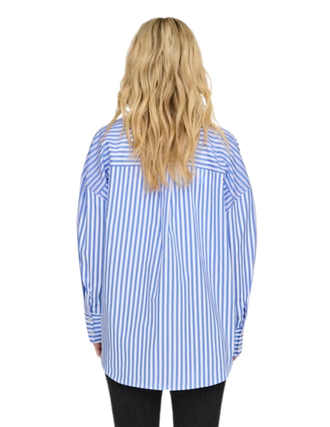 Camisa Suelta JDY Vesper Rayas Azul | Bicos de Fío
