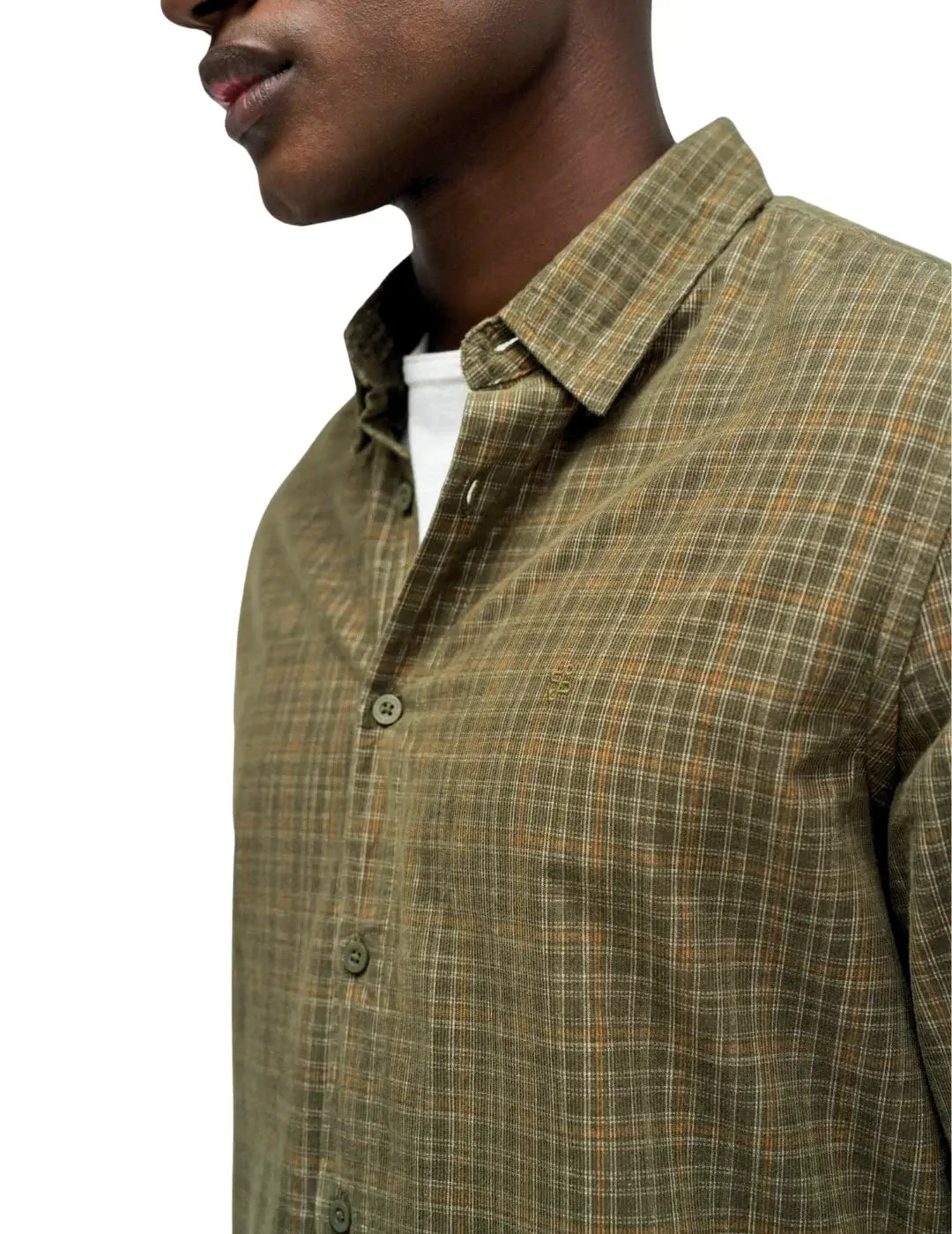 Camisa Bombasina Salsa Jeans Verde | Bicos de Fío
