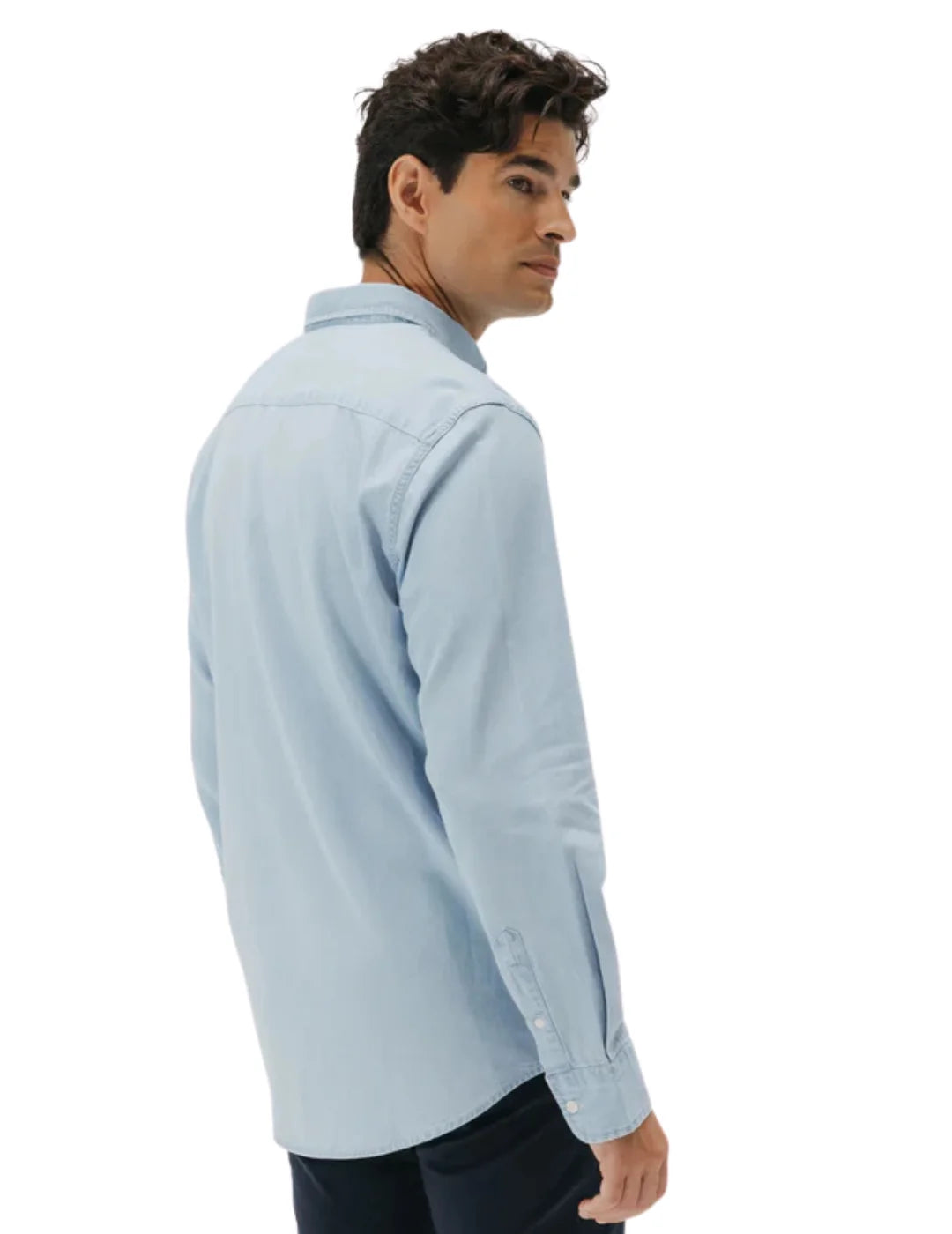 Camisa Denim Bleach elPulpo Azul Claro | Bicos de Fío