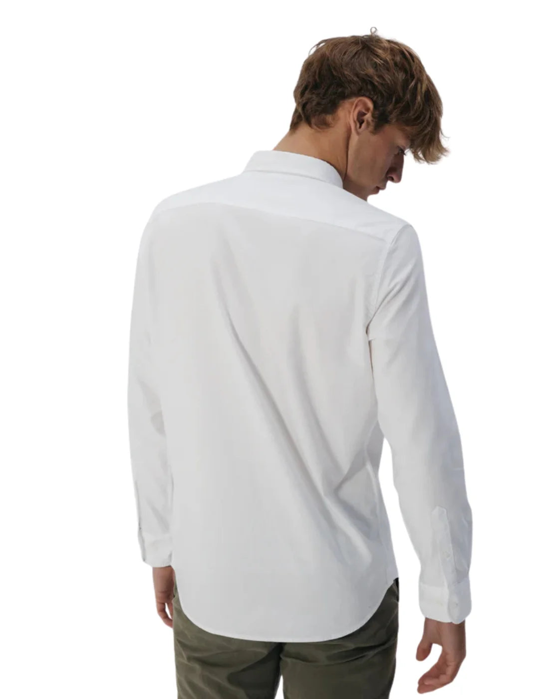 Camisa Oxford Casual El Pulpo Blanco | Bicos de Fío