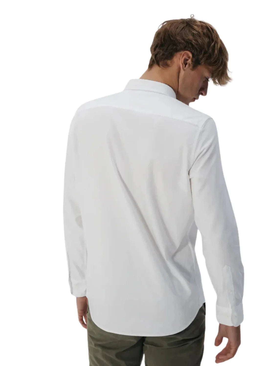 Camisa Oxford Casual El Pulpo Blanco | Bicos de Fío