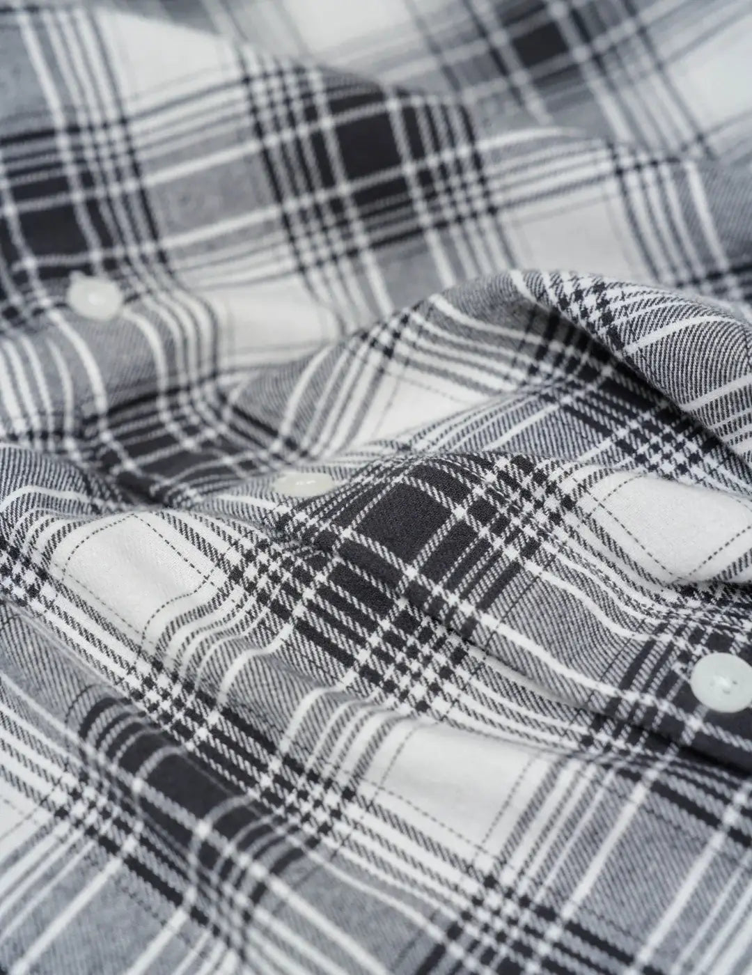 Camisa Cuadros Algodón Salsa Jeans Negro | Bicos de Fío