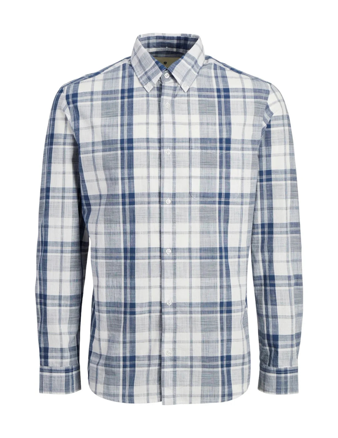 Camisa De Cuadros Jack & Jones BluBrook Azul | Bicos de Fío