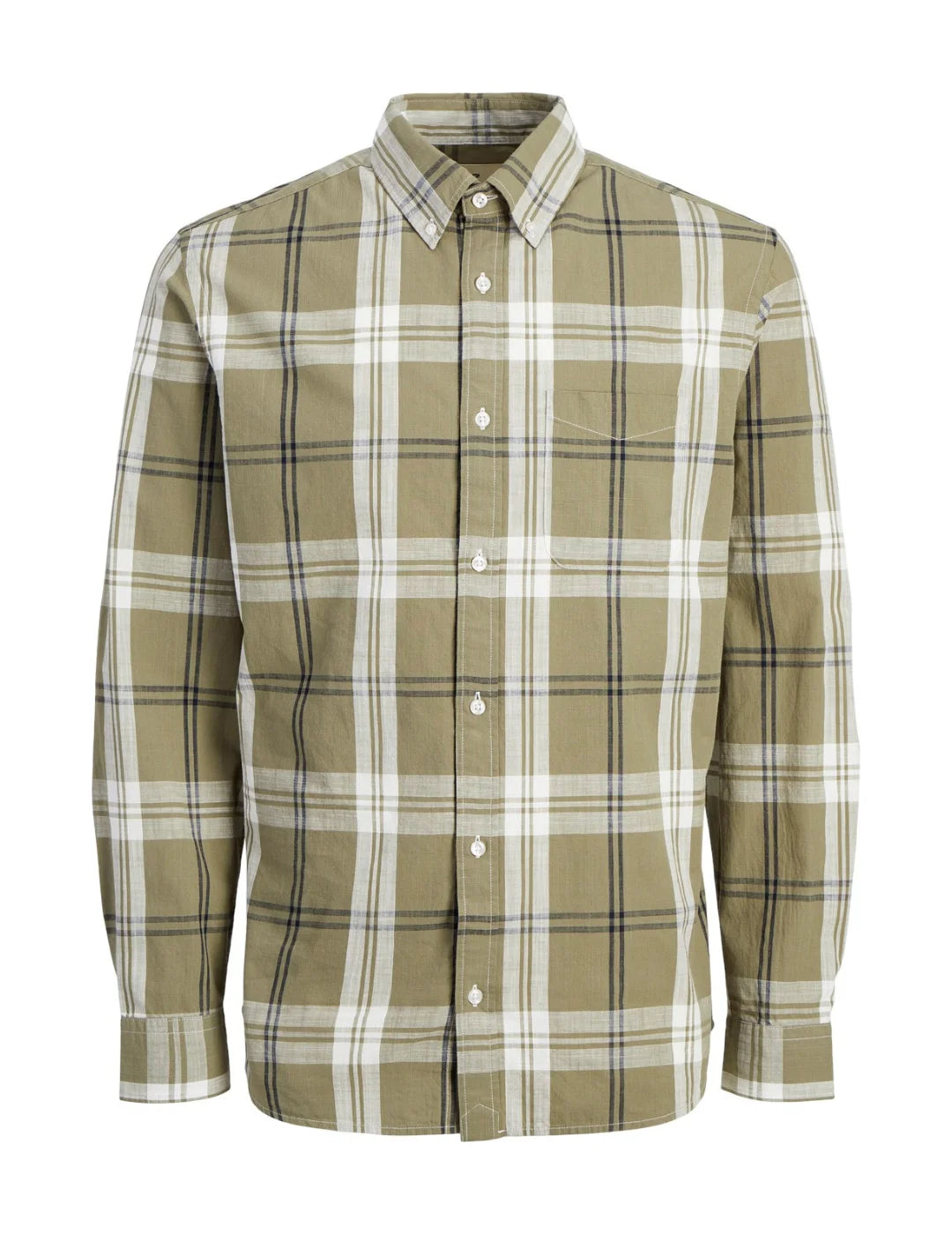 Camisa De Cuadros Jack & Jones BluBrook Verde | Bicos de Fío