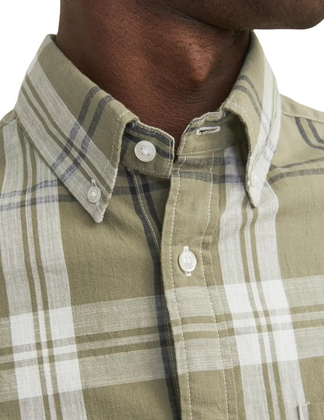 Camisa De Cuadros Jack & Jones BluBrook Verde | Bicos de Fío