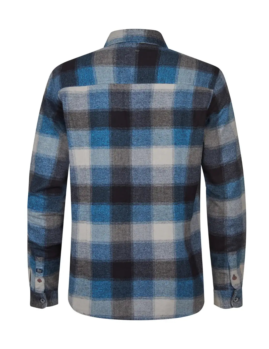 Camisa Cuadros Petrol Industries Casper Azul Indie | Bicos de Fío