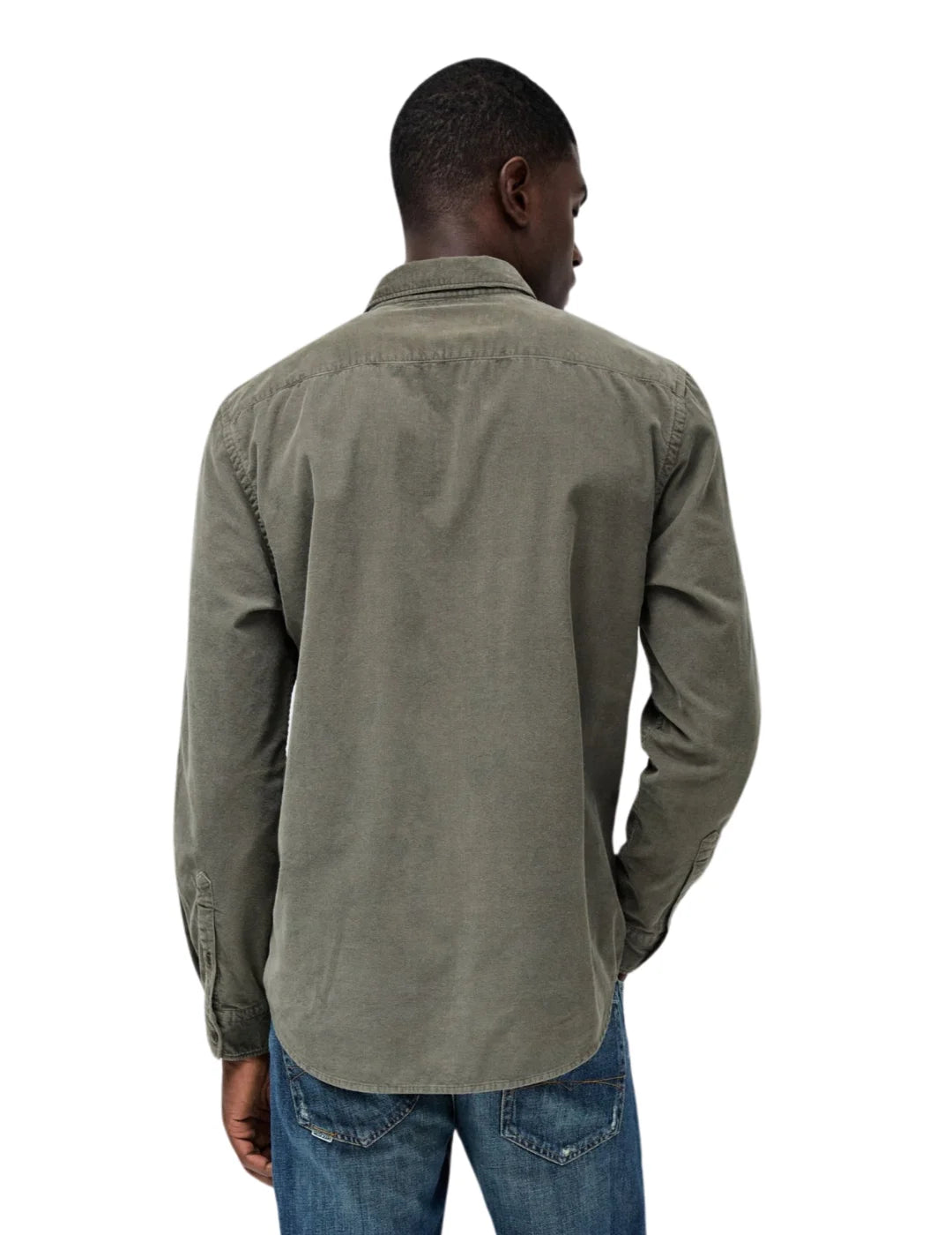 Camisa De Pana Salsa Jeans Verde | Bicos de Fío
