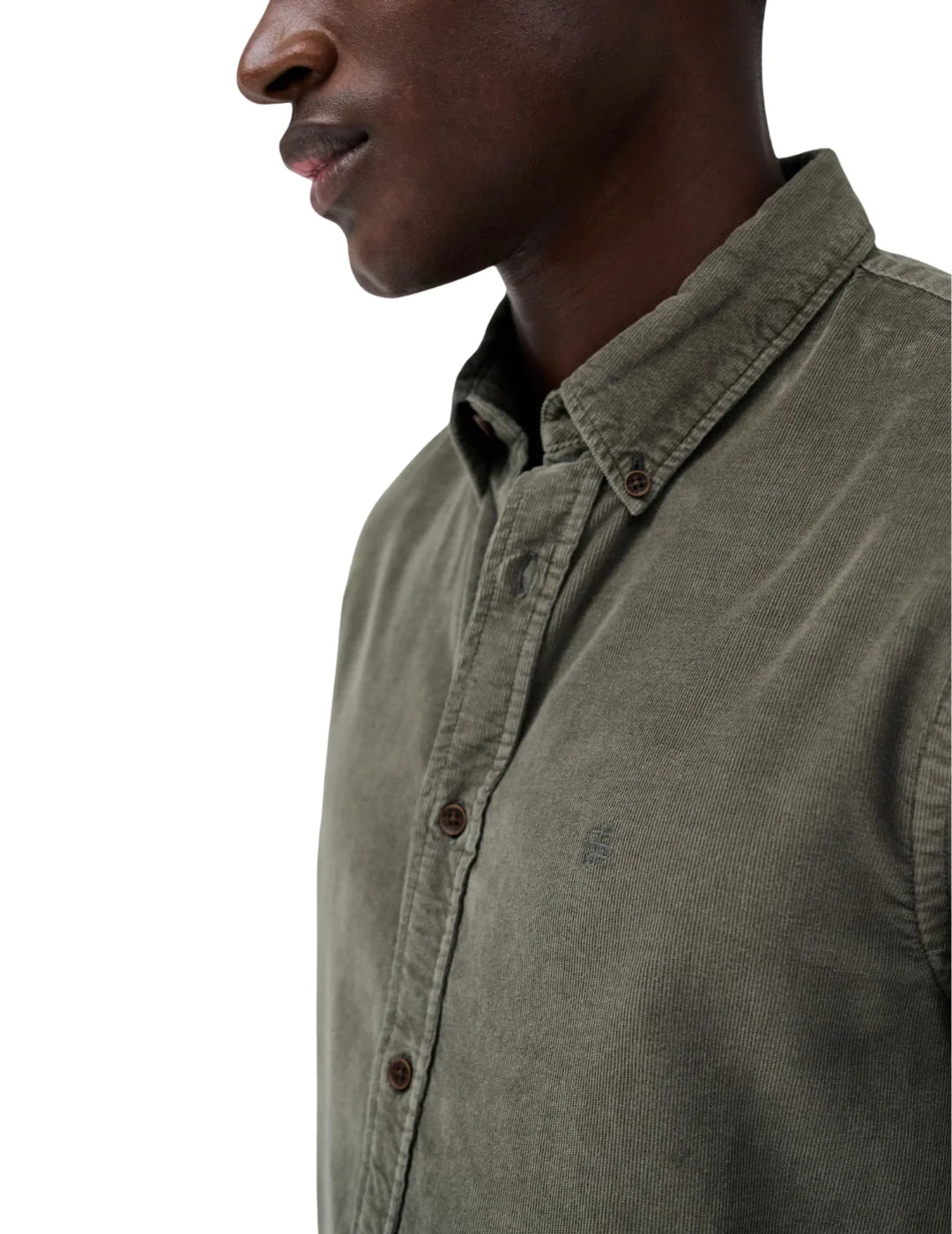 Camisa De Pana Salsa Jeans Verde | Bicos de Fío