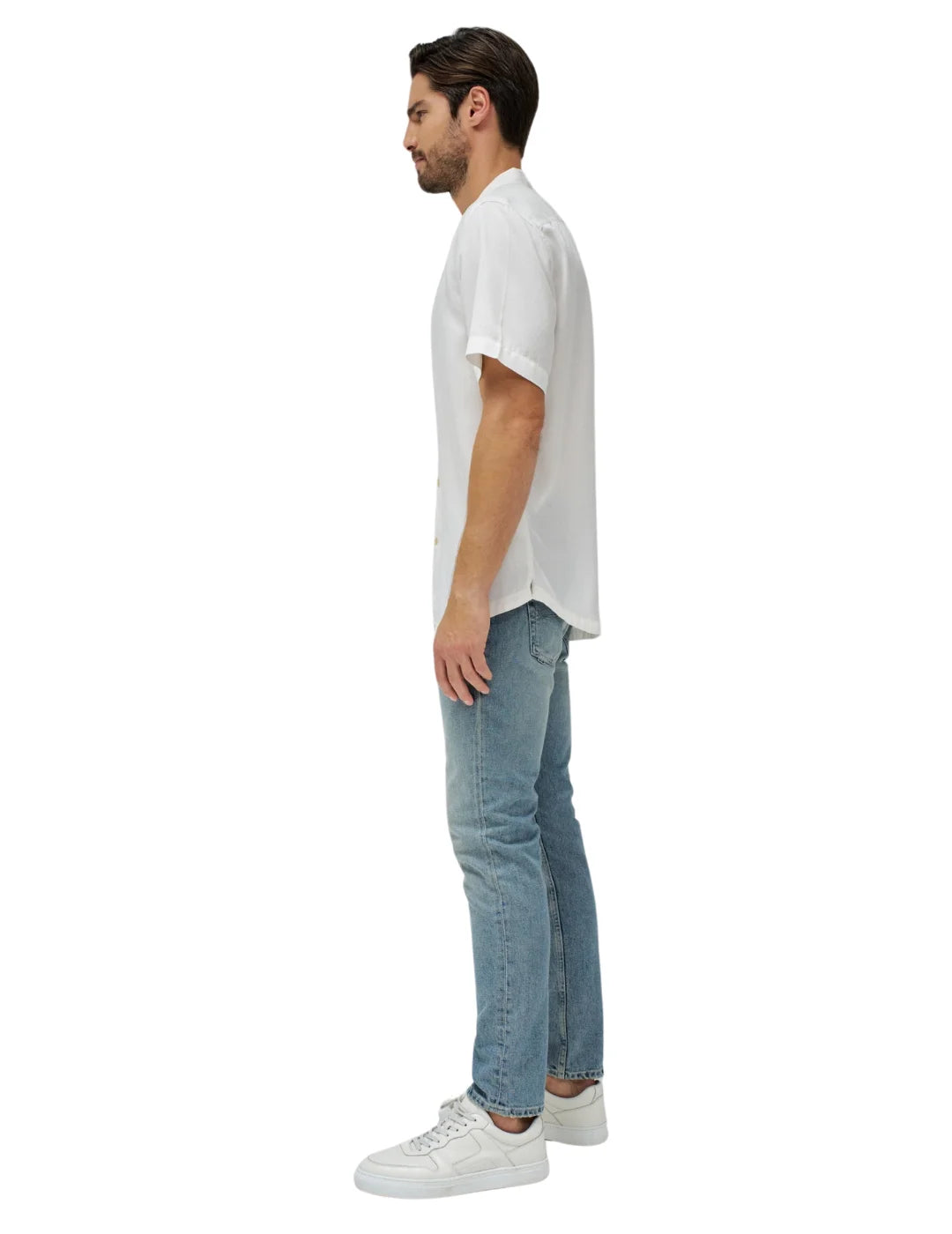 Camisa Salsa Jeans Denim Ligero Arena - Bicos de Fío