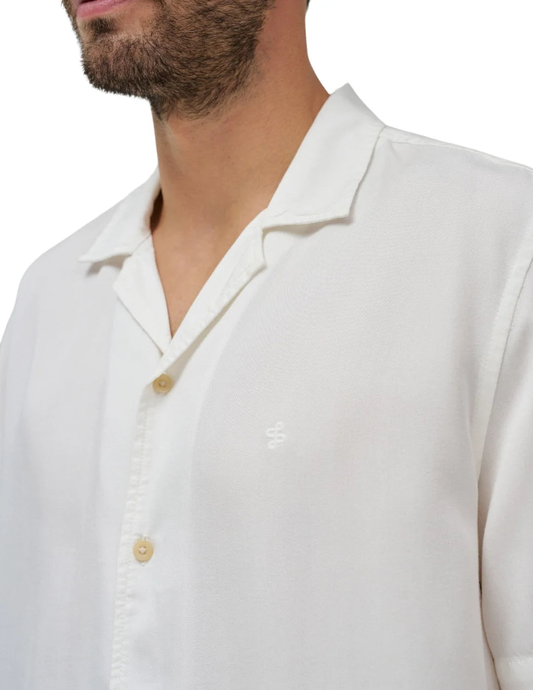 Camisa Salsa Jeans Denim Ligero Arena - Bicos de Fío