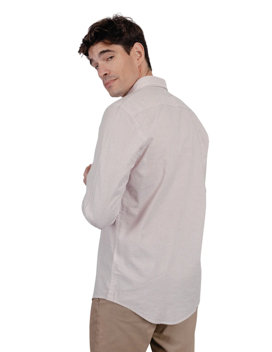 Camisa Casual elPulpo Raya Canela | Bicos de Fío