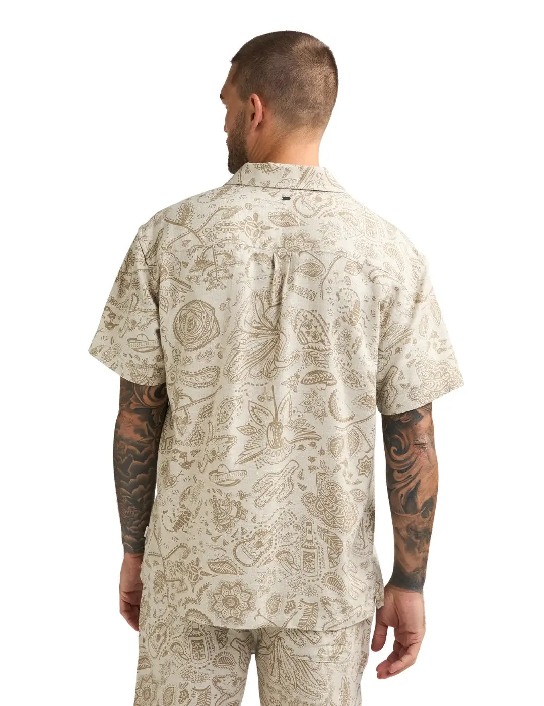 Camisa Petrol Industries México Beige | Bicos de Fío