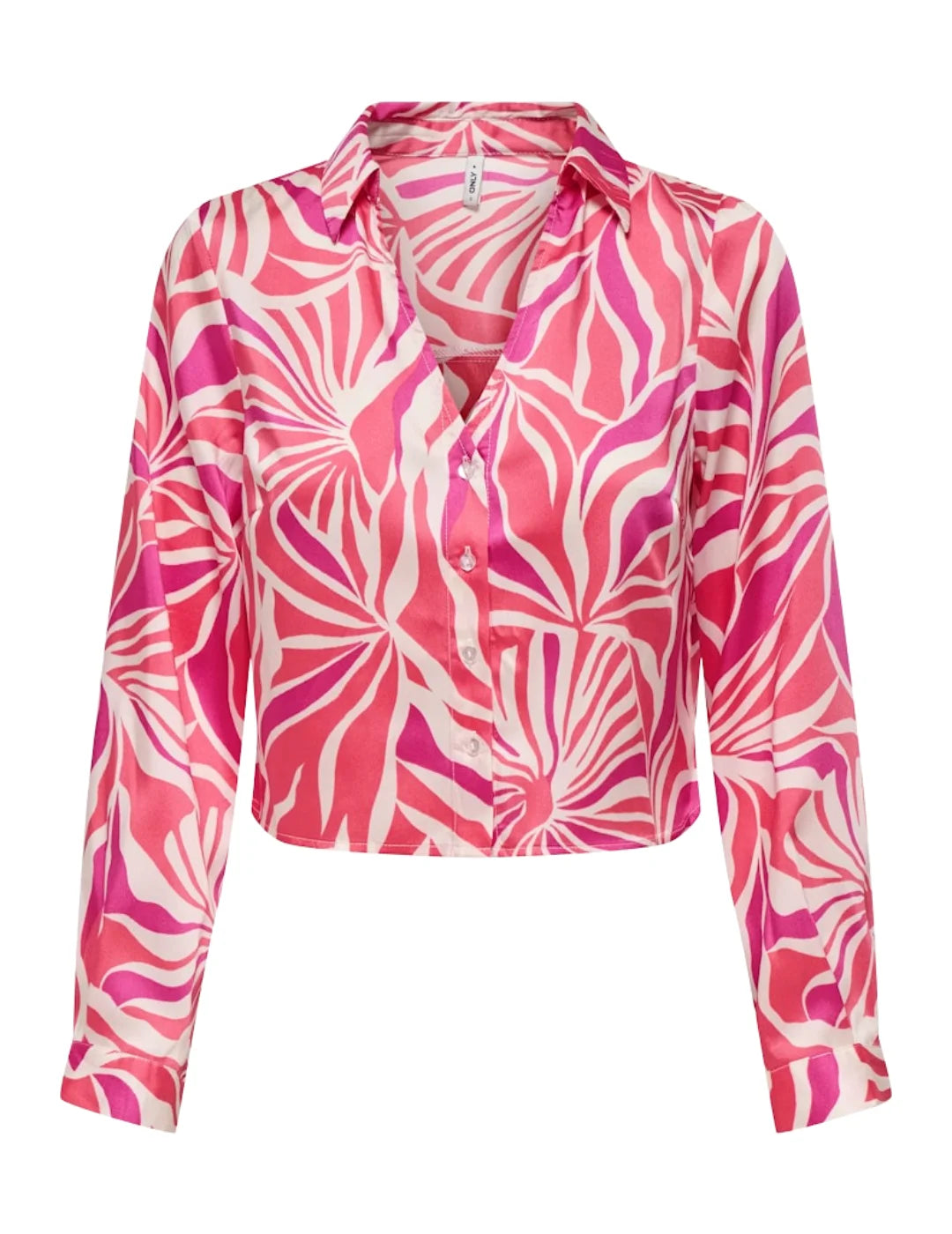 Camisa Fluida ONLY Paula Rosa - Bicos de Fío