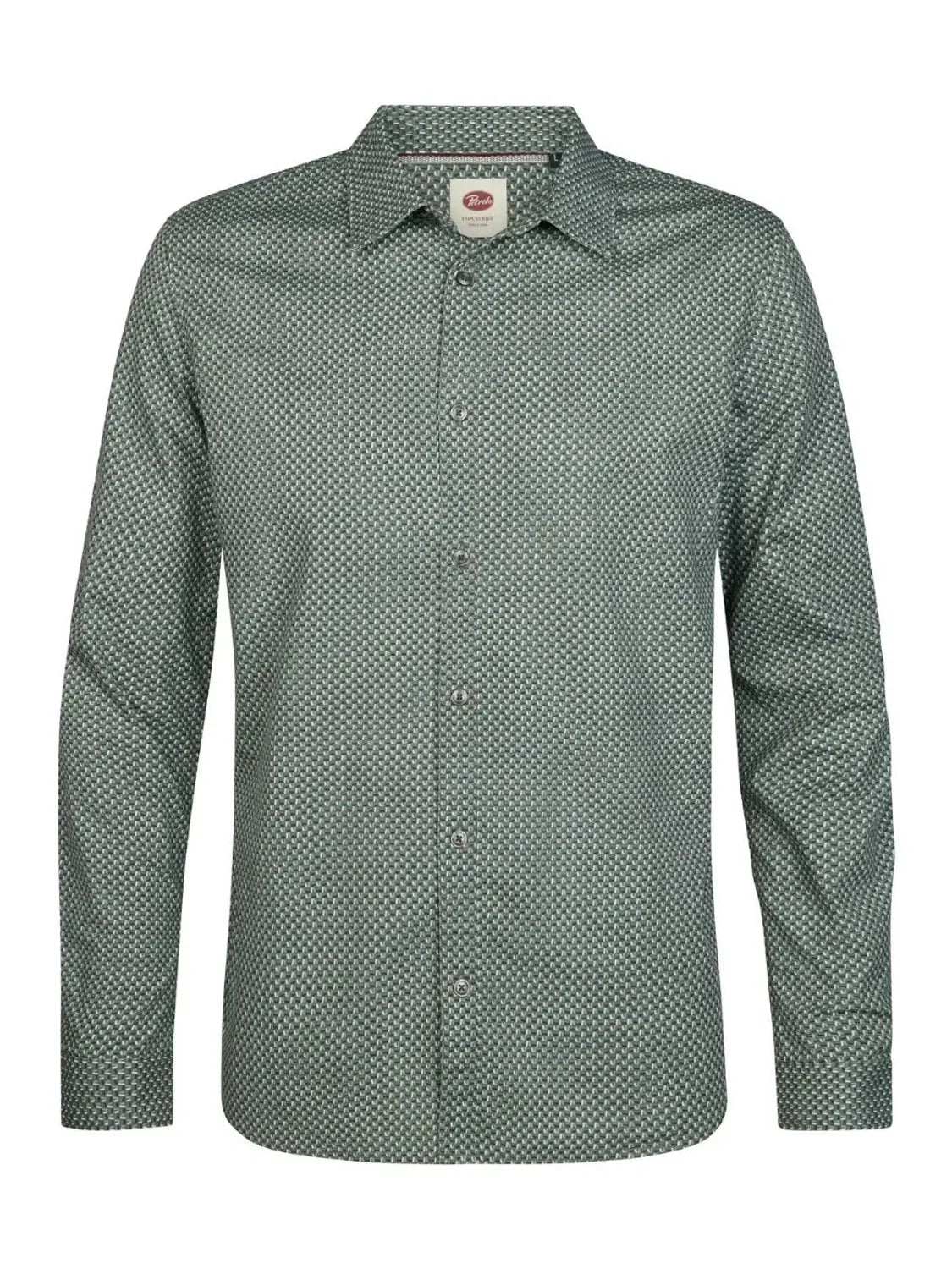 Camisa Petrol Industries SIL 401 Teal Green | Bicos de Fío