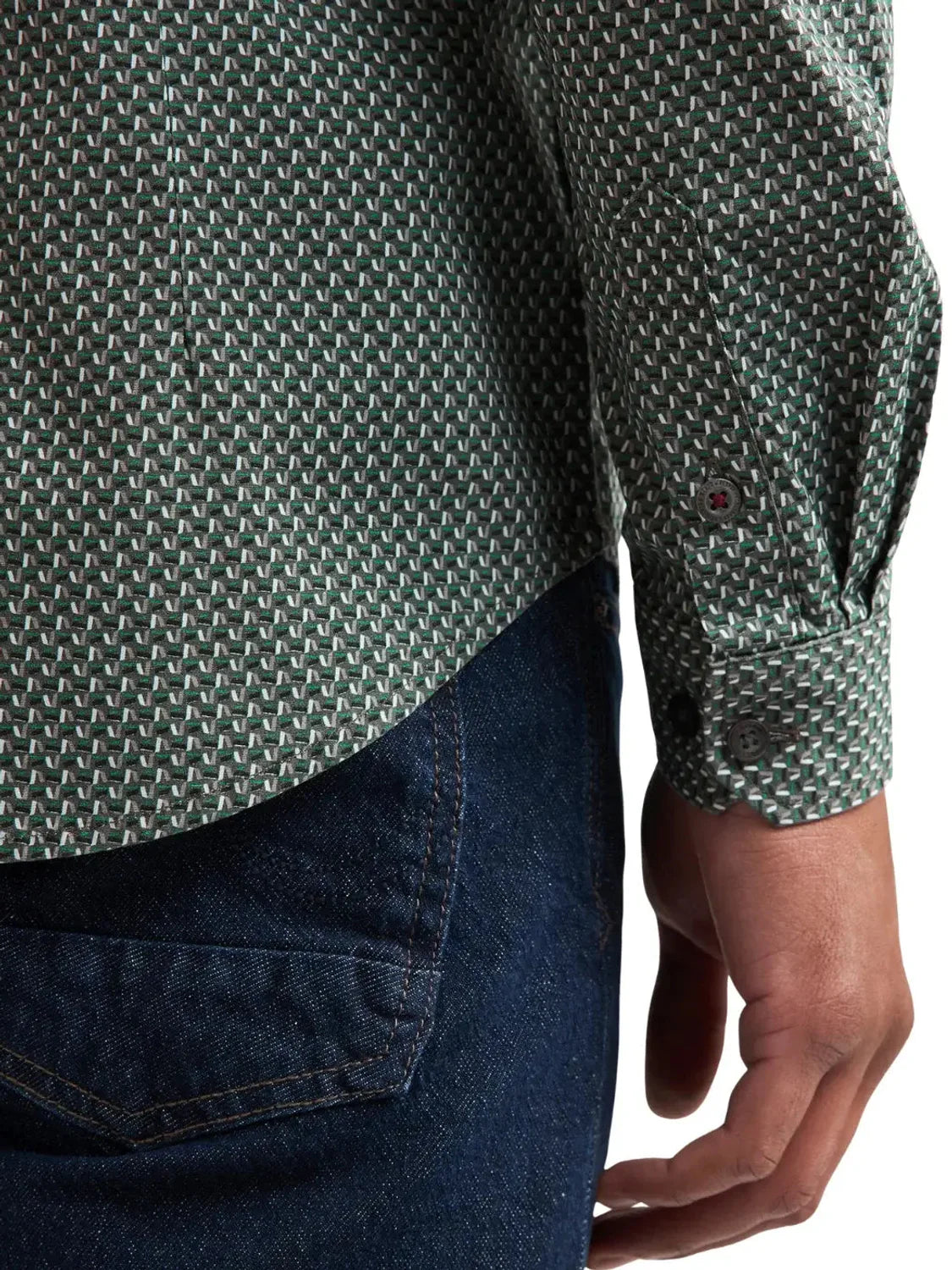 Camisa Petrol Industries SIL 401 Teal Green | Bicos de Fío