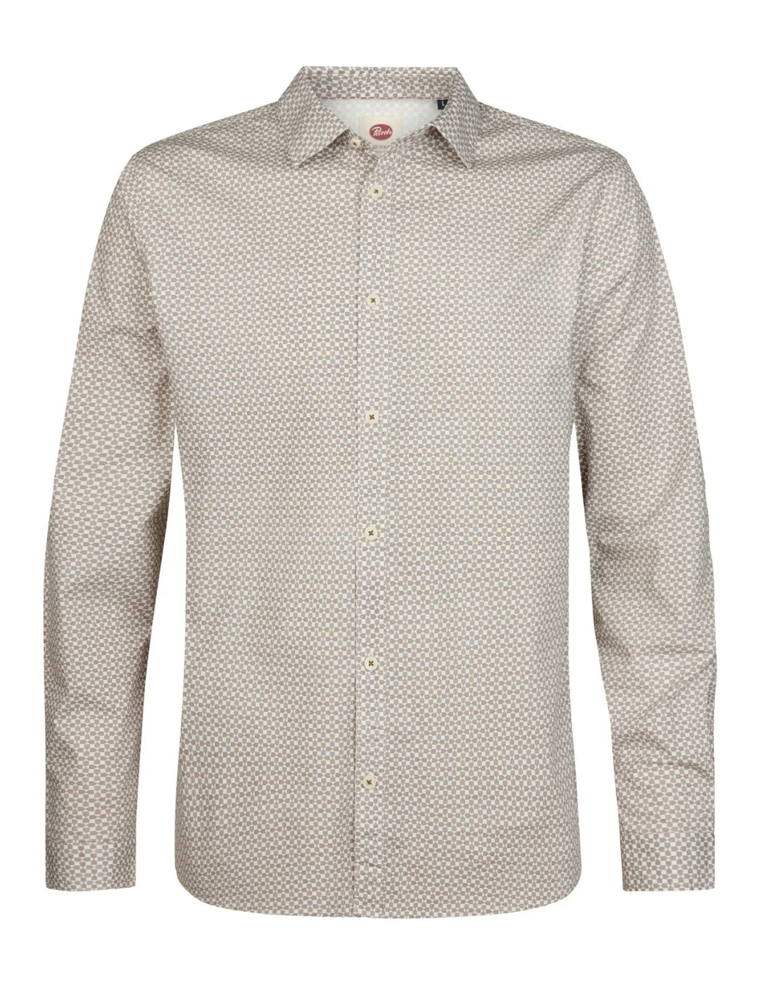 Camisa Petrol Industries Steelworks Saddle Brown | Bicos de Fío