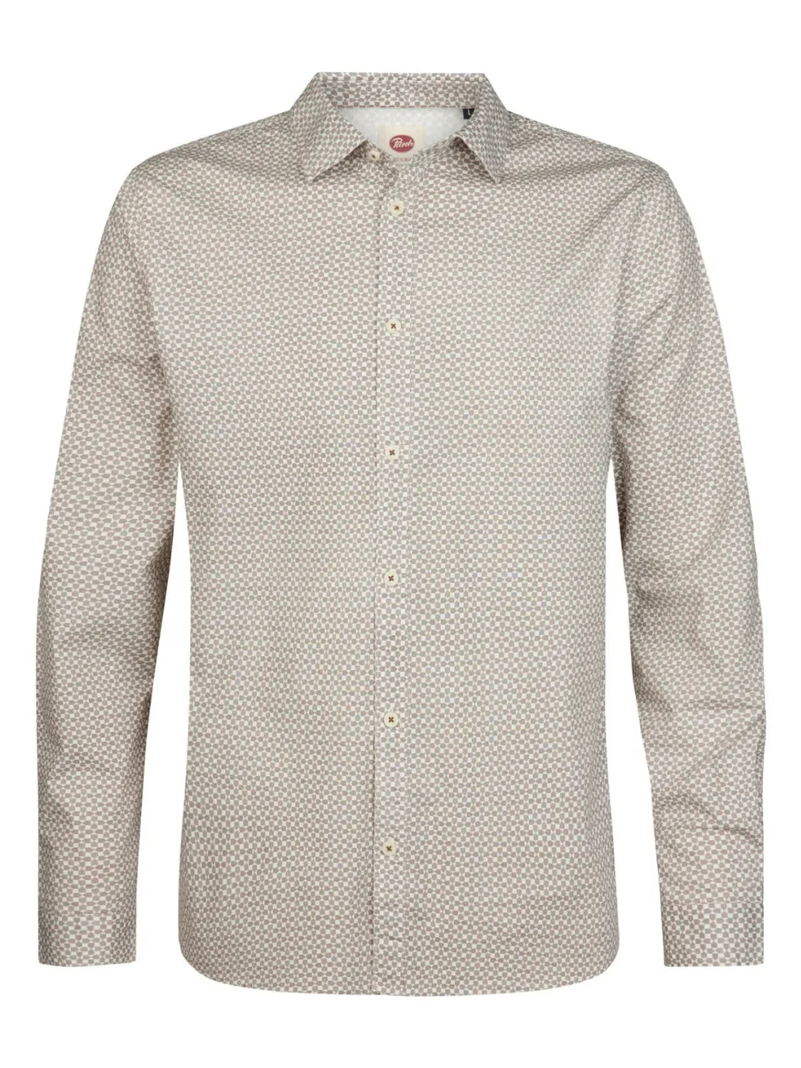 Camisa Petrol Industries Steelworks Saddle Brown | Bicos de Fío