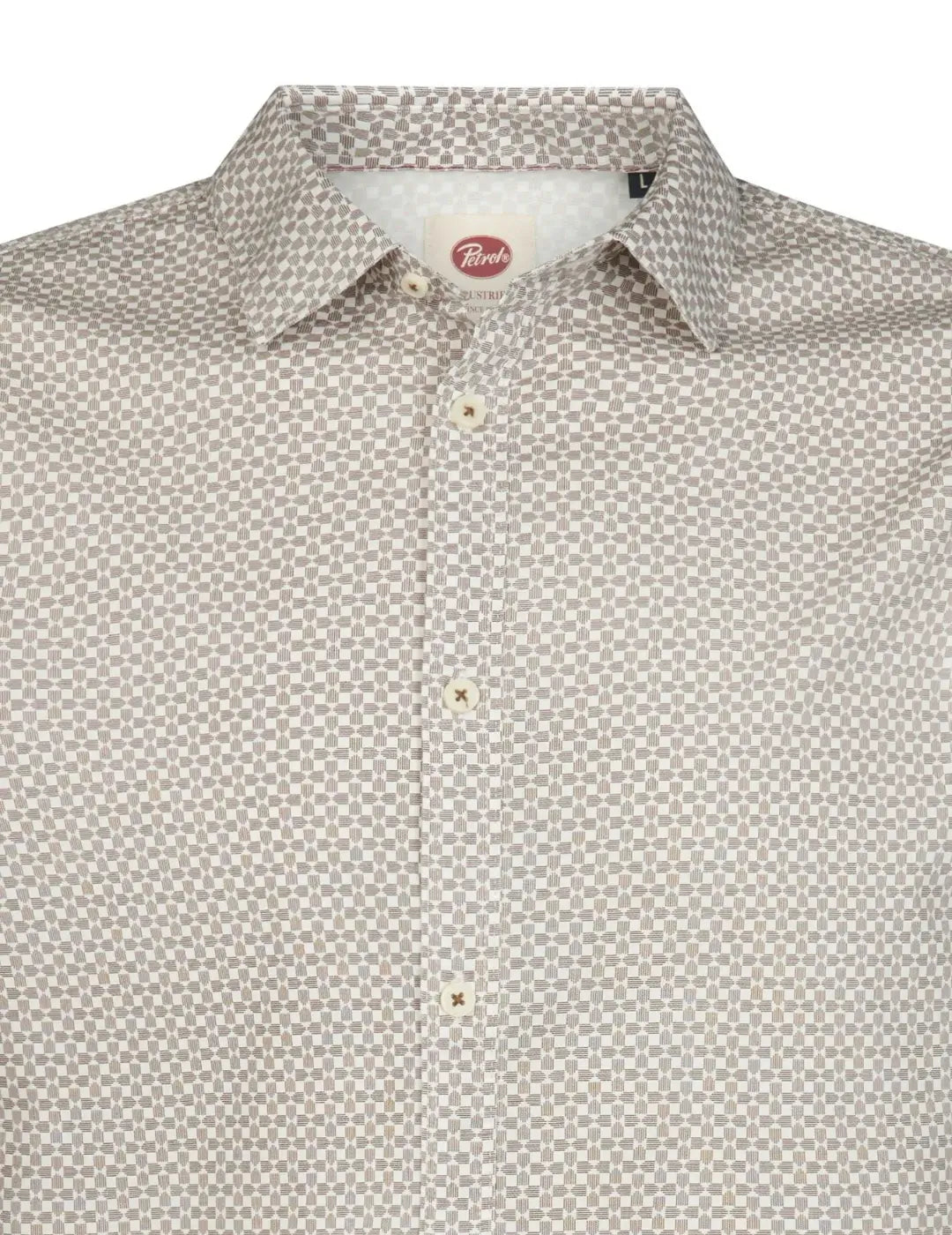 Camisa Petrol Industries Steelworks Saddle Brown | Bicos de Fío