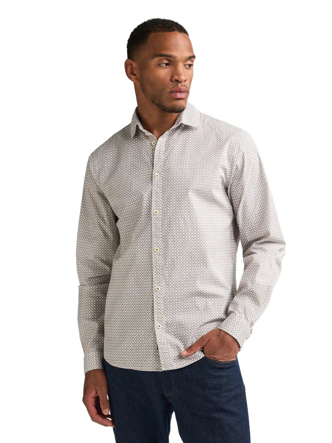 Camisa Petrol Industries Steelworks Saddle Brown | Bicos de Fío