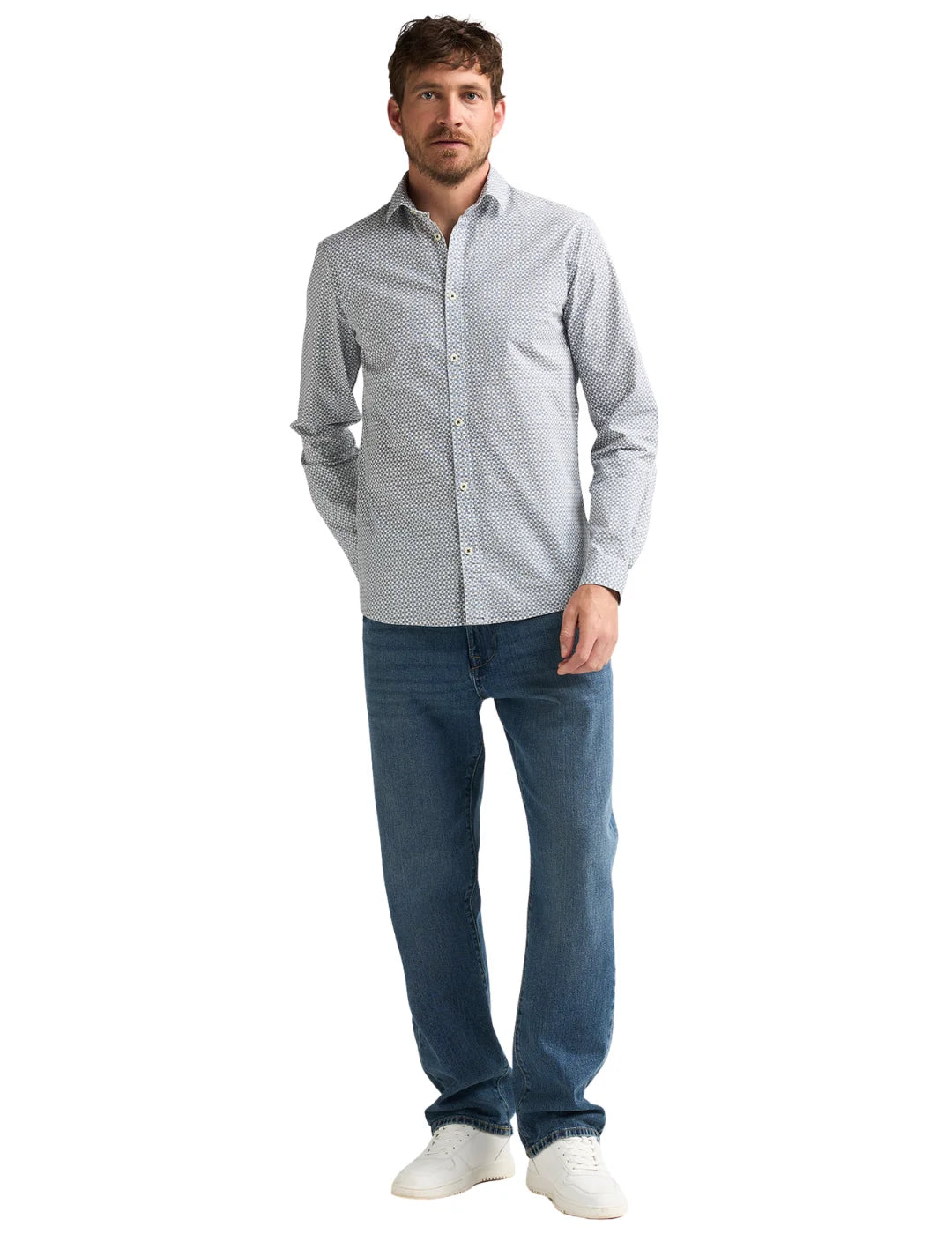 Camisa Petrol Industries Steelworks Chalk White | Bicos de Fío