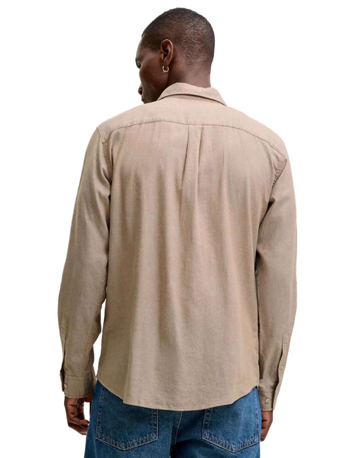 Camisa Jack&Jones Field Melange Oatmeal | Bicos de Fío