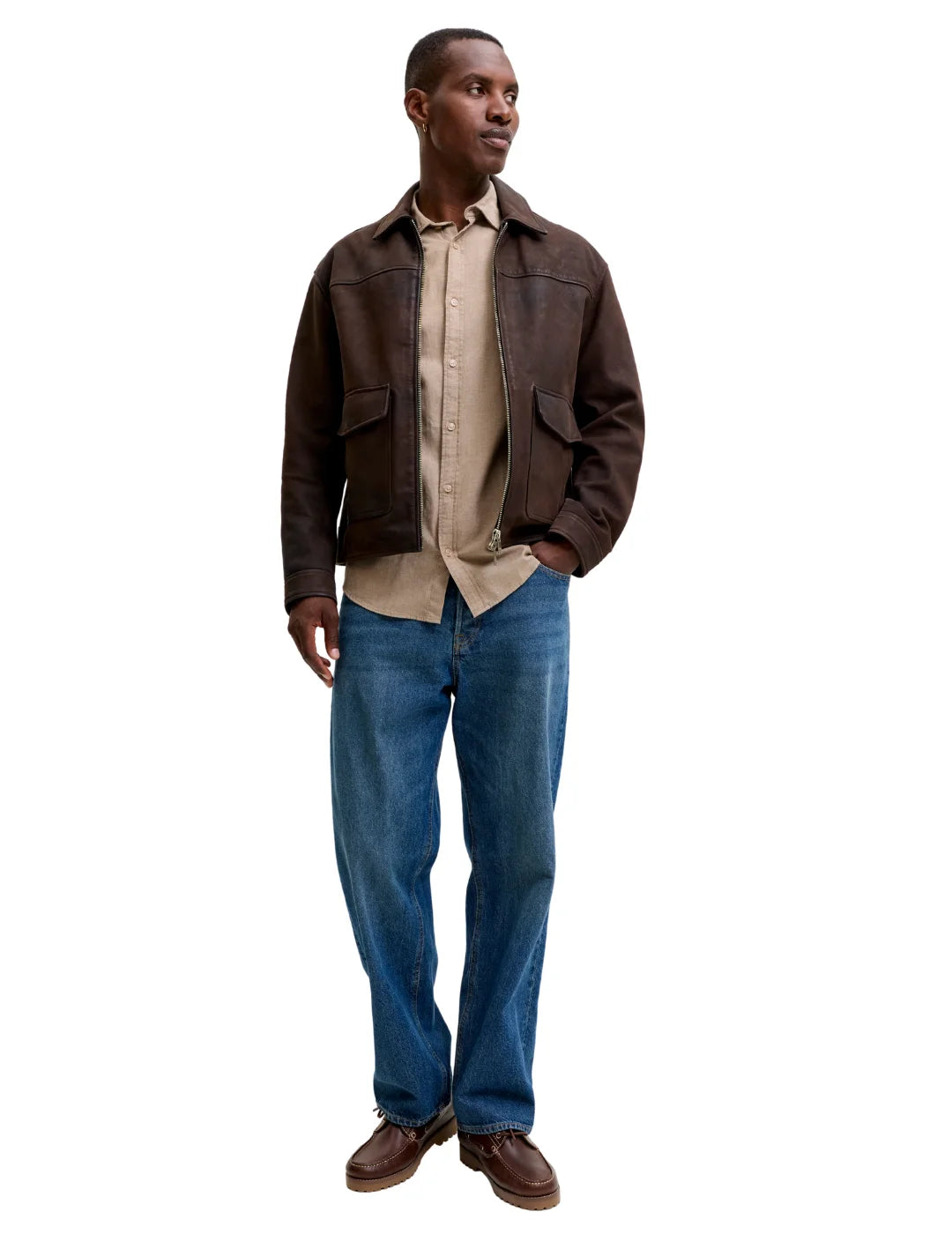 Camisa Jack&Jones Field Melange Oatmeal | Bicos de Fío
