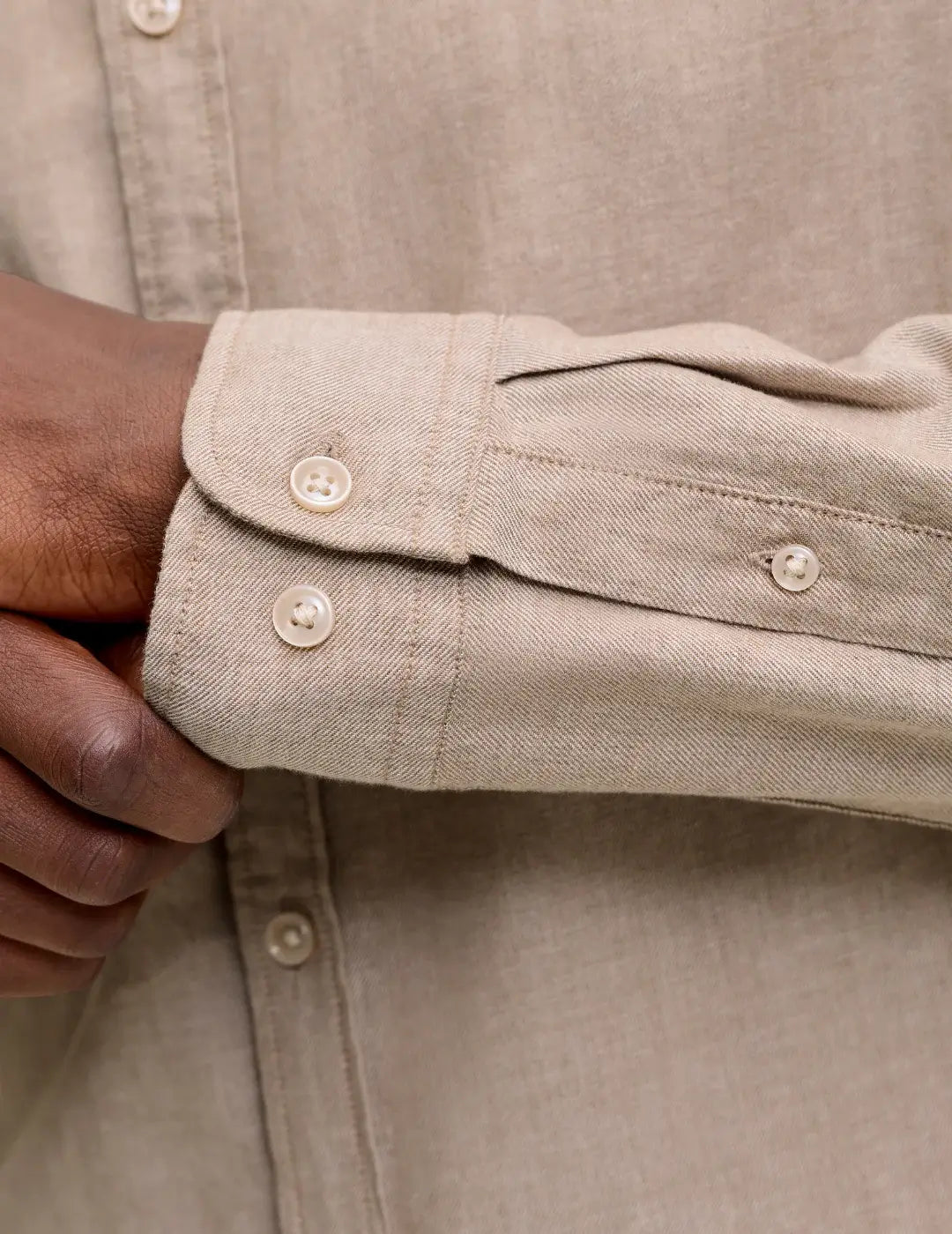 Camisa Jack&Jones Field Melange Oatmeal | Bicos de Fío