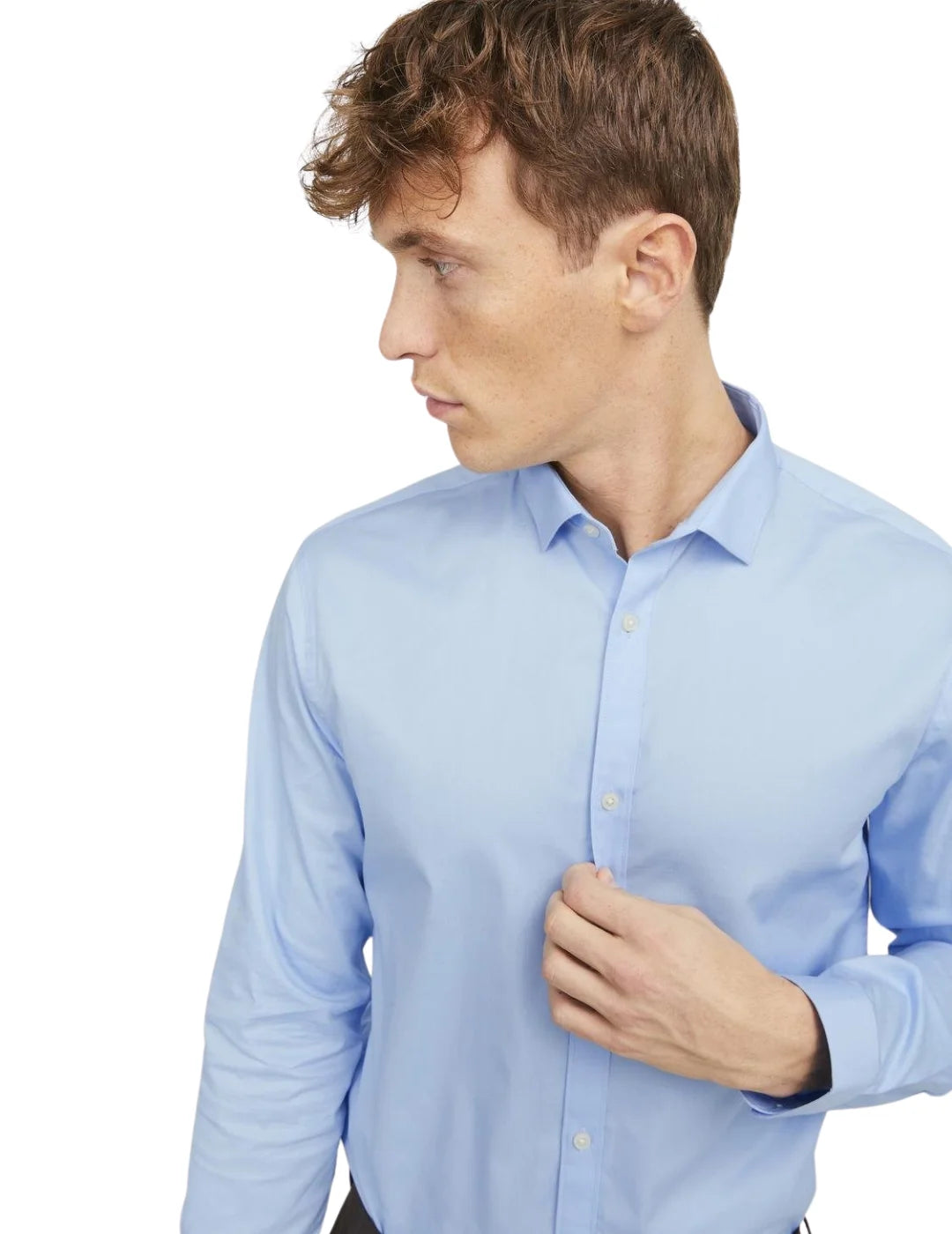 Camisa Formal Jack & Jones Azul Claro | Bicos de Fío