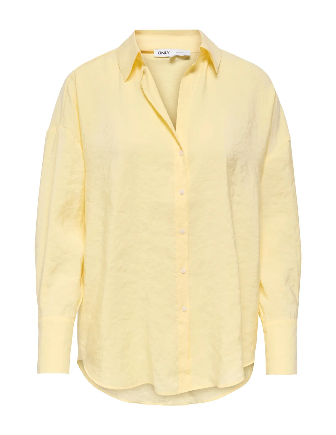 Camisa Loose ONLY Zazima Amarillo | Bicos de Fío