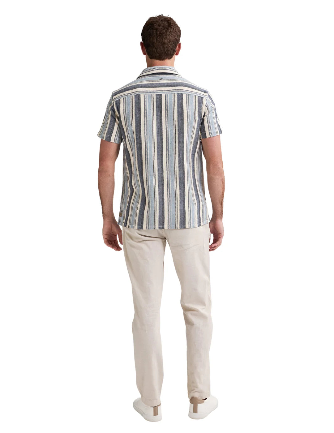 Camisa M/C Petrol Industries Reefcrest Azul | Bicos de Fío