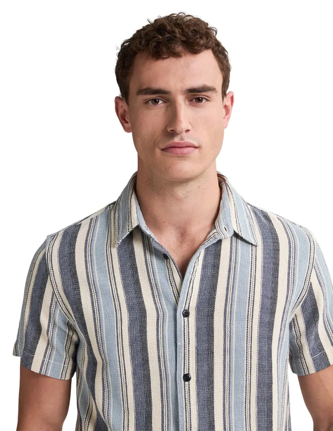 Camisa M/C Petrol Industries Reefcrest Azul | Bicos de Fío