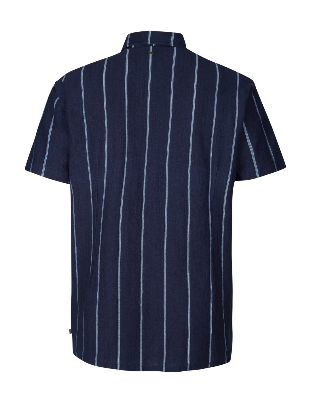 Camisa M/C Petrol Industries Rayas Azul Marino | Bicos de Fío