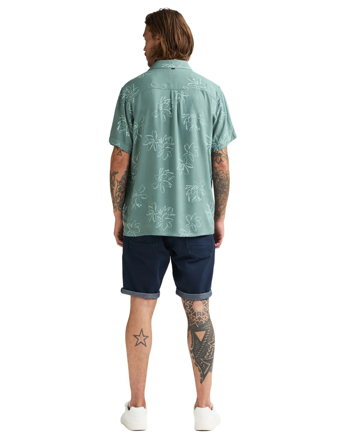 Camisa Petrol Industries Orion Verde | Bicos de Fío