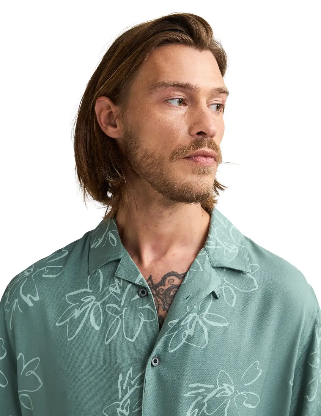 Camisa Petrol Industries Orion Verde | Bicos de Fío