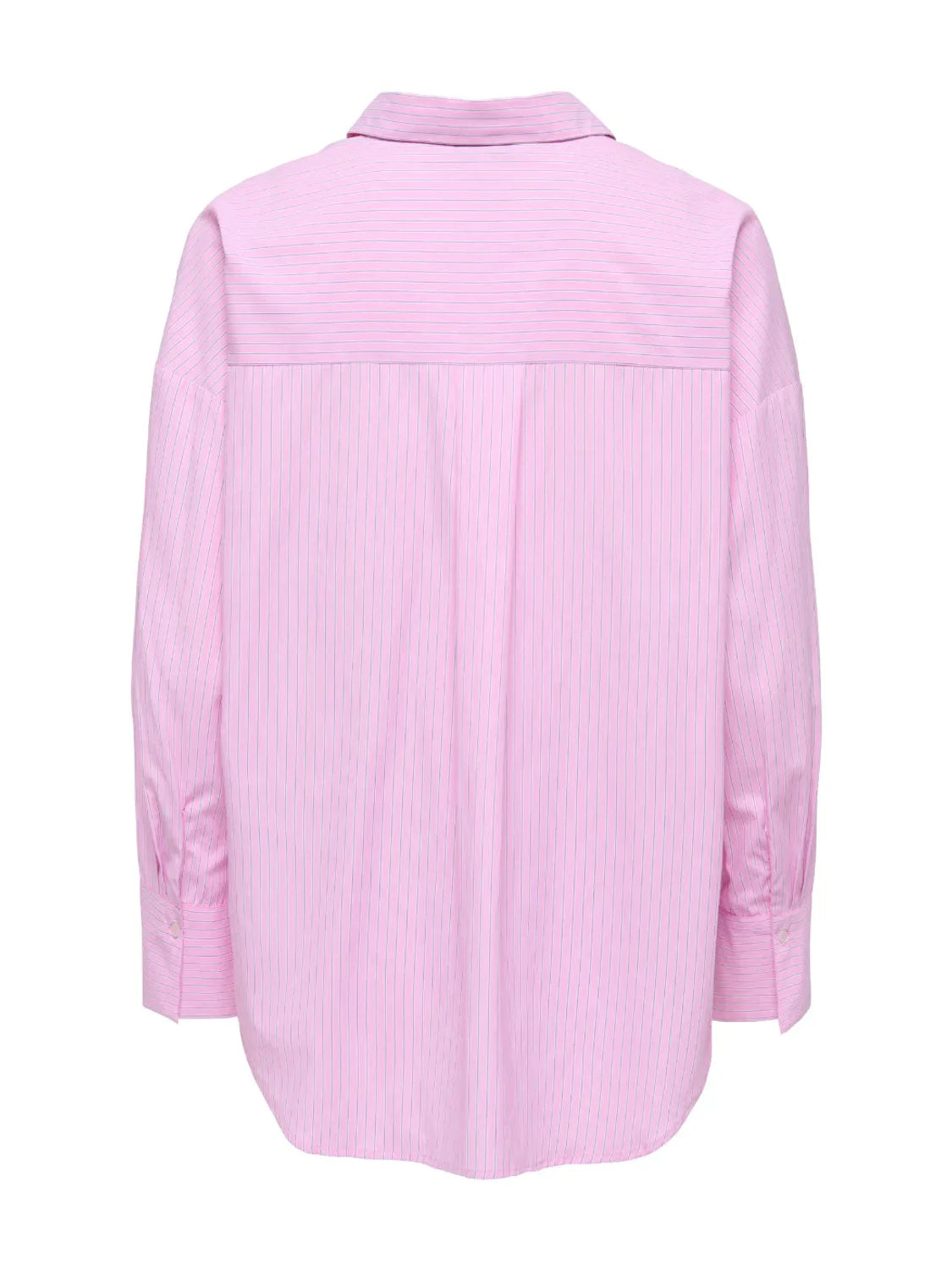 Camisa ONLY Oregon Alva Rayas Lilac Rosa | Bicos de Fío