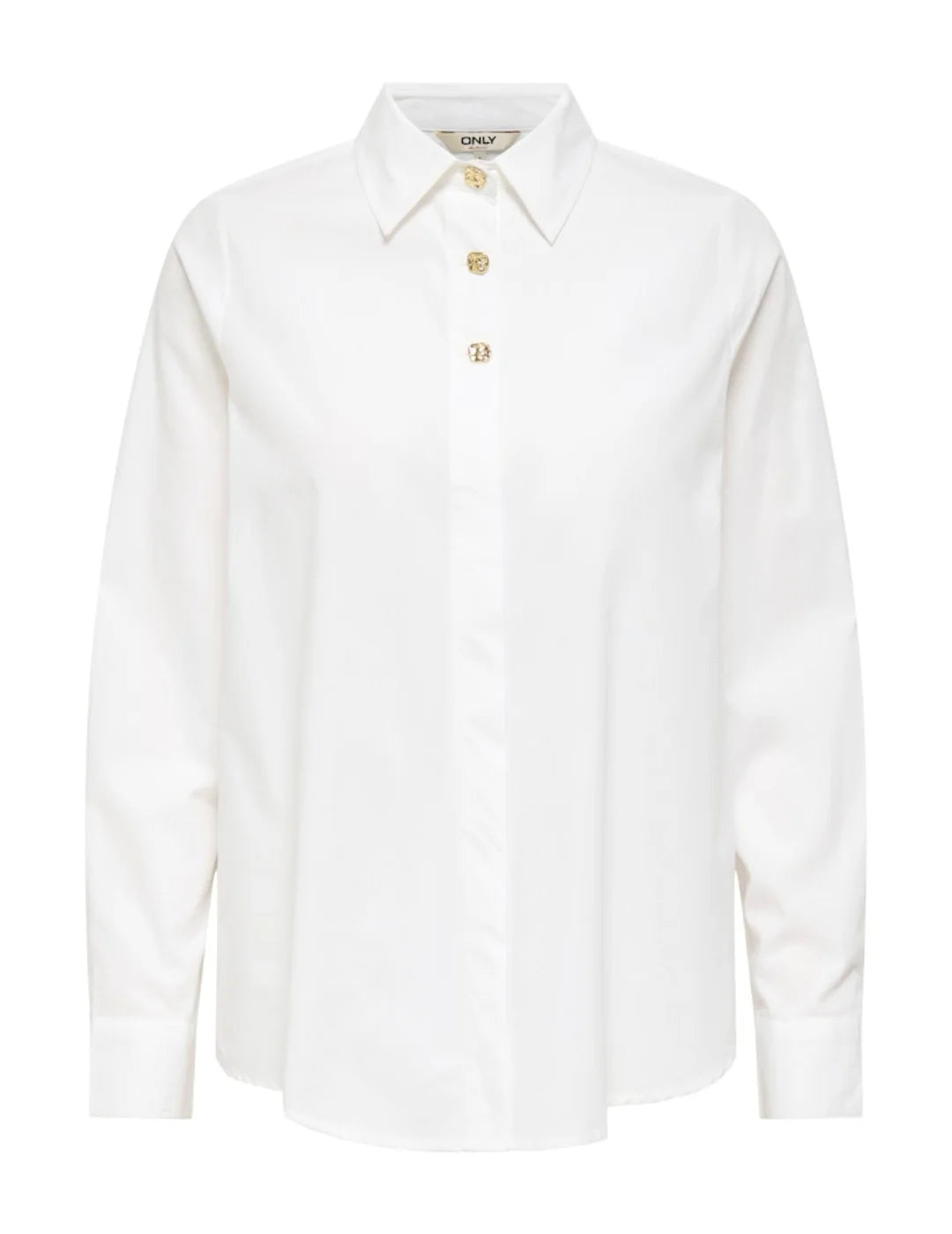 Camisa ONLY Sable Blanco | Bicos de Fío
