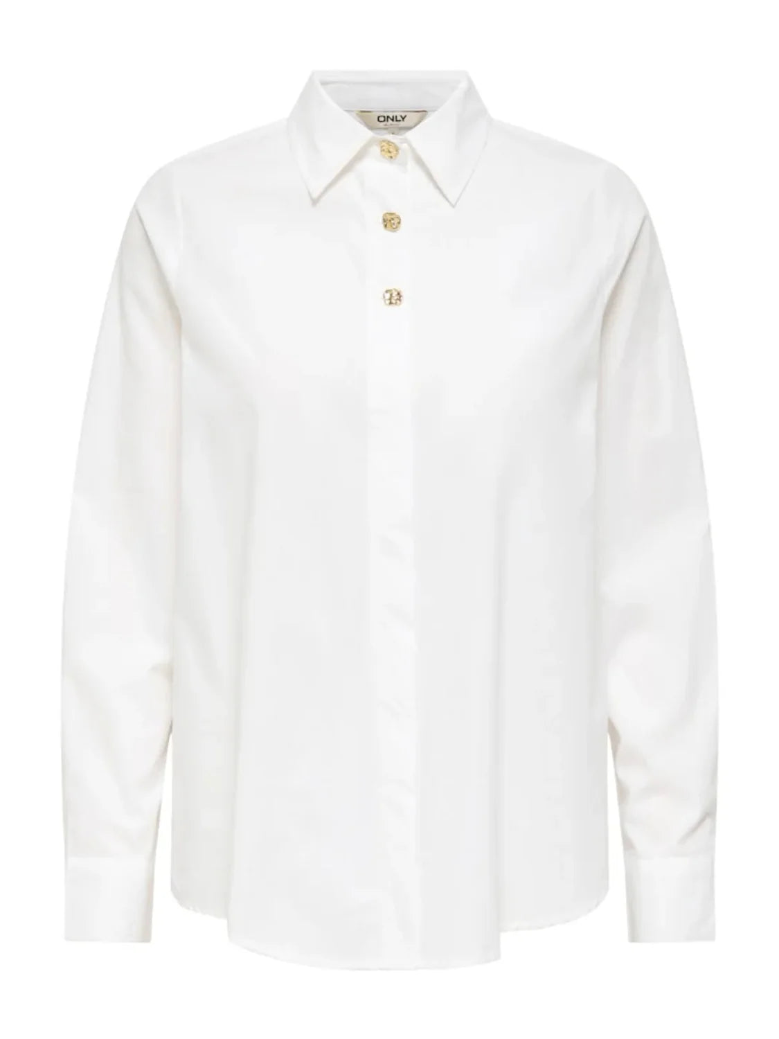 Camisa ONLY Sable Blanco | Bicos de Fío