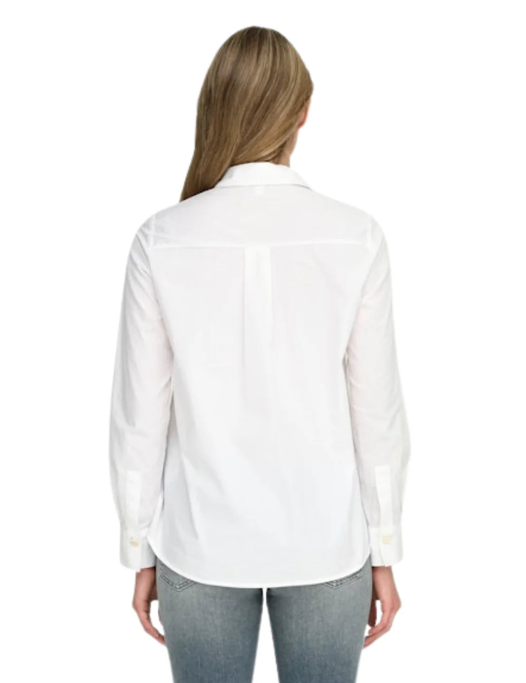 Camisa ONLY Sable Blanco | Bicos de Fío