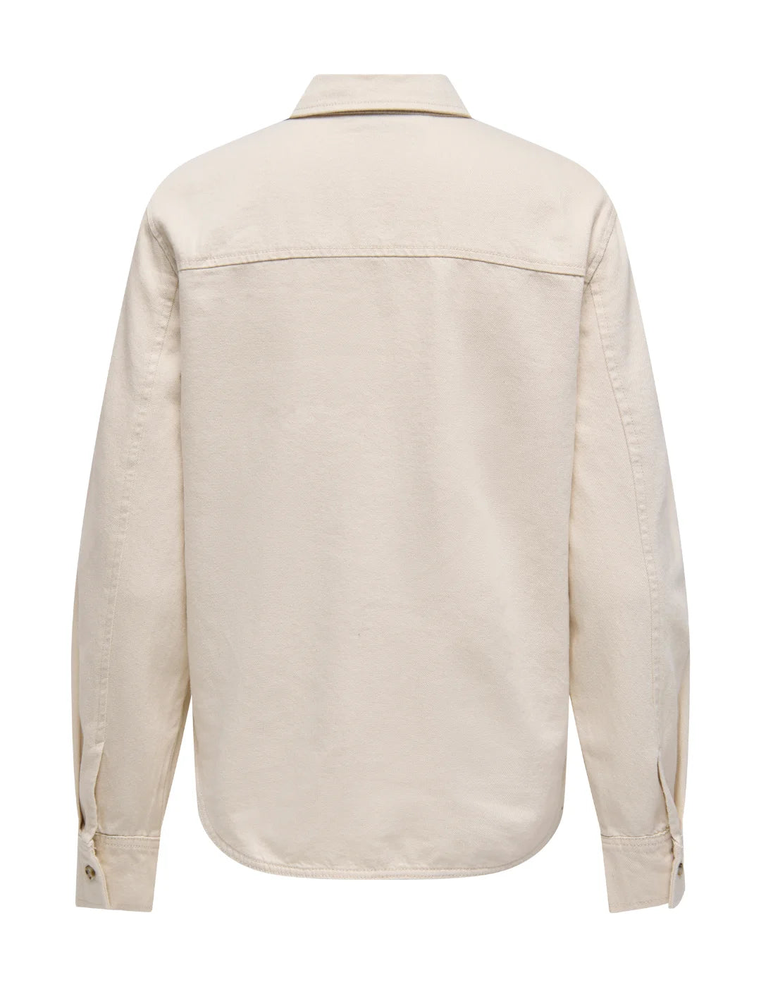 Camisa Vaquera ONLY Silla Beige | Bicos de Fío