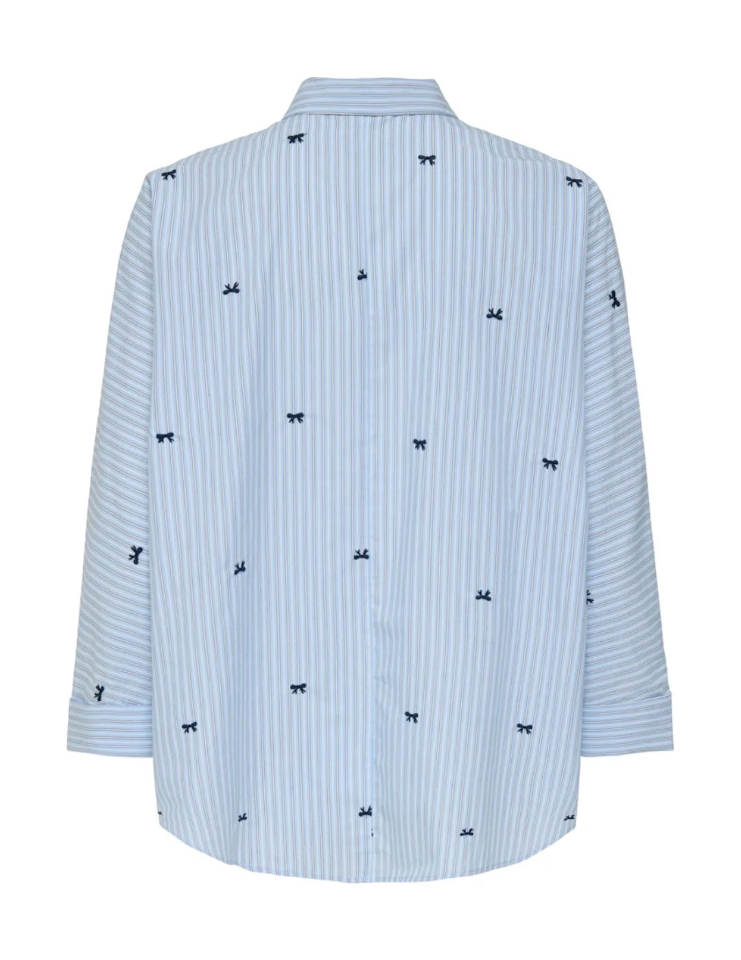 Camisa Rayas ONLY Zeidi Azul | Bicos de Fío