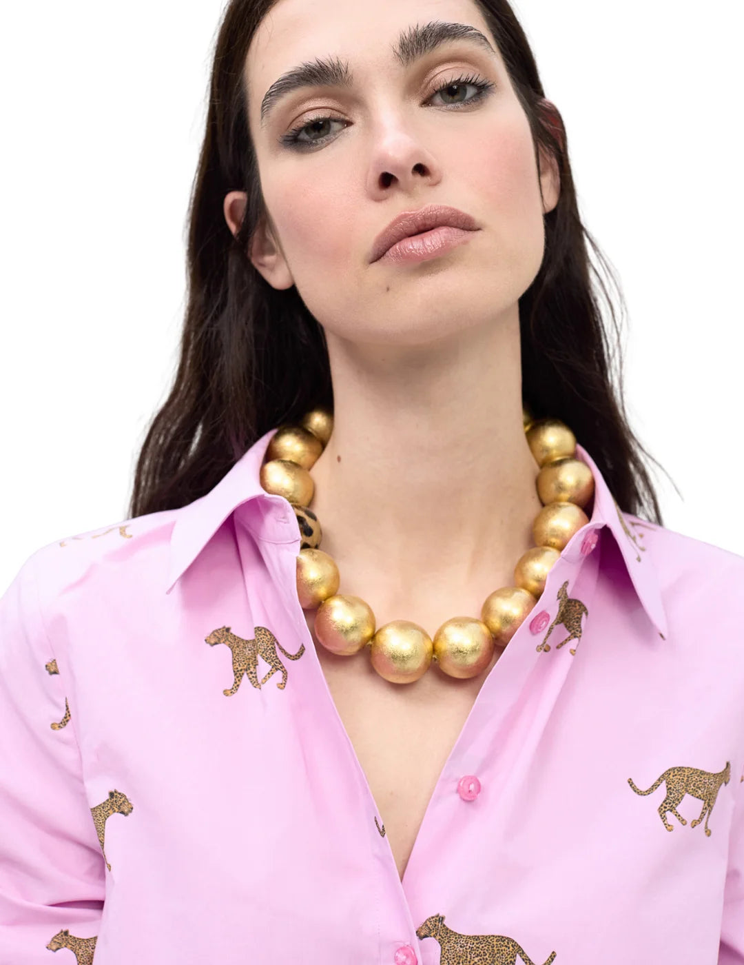 Camisa Popelín Lola Casademunt Rosa | Bicos de Fío